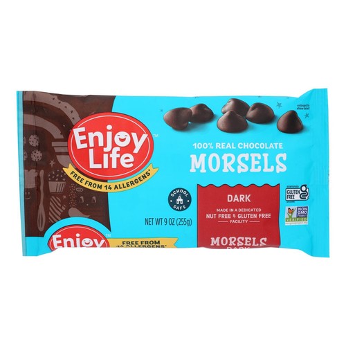 Enjoy Life - Baking Chocolate - Morsels - Dark Chocolate - 9 oz - case of 12