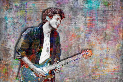 John Mayer Poster, John Mayer Landschaft Geschenk, John Mayer kostenloser Versand USA - Bild 1 von 5