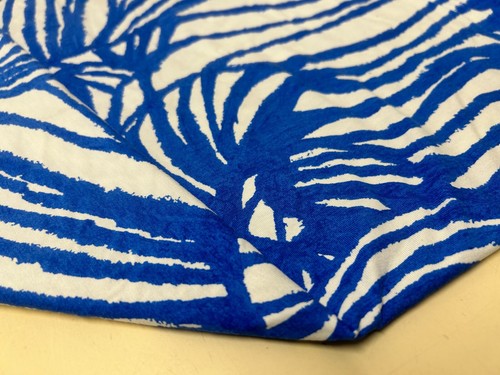 Jersey fabric 150cms wide stretch cotton viscose material cool blues designer - Picture 14 of 14