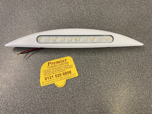 DIMATEC LED EXTERIOR TOLDO LUZ LÁMPARA CARAVANA AUTOCARAVANA BARCO 12V BLANCO 365MM - Imagen 1 de 4