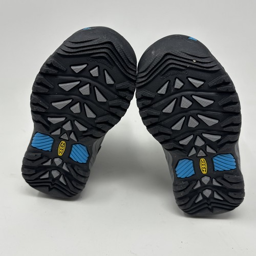 Keen Kids Levo Waterproof Insulated Winter Snow Boots Gray Blue Sz 8 - Picture 6 of 8