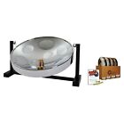 Jumbie Jam Steel Drum Educators 4-Pack – Table Top Stands - Chrome Pans (G)