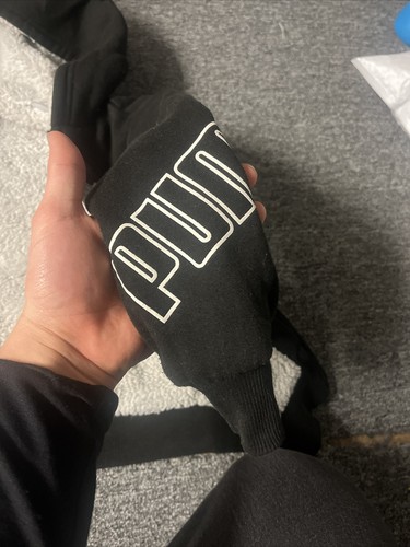 Puma Black Zip Up Sweatshirt Boys 4T - Picture 3 of 3