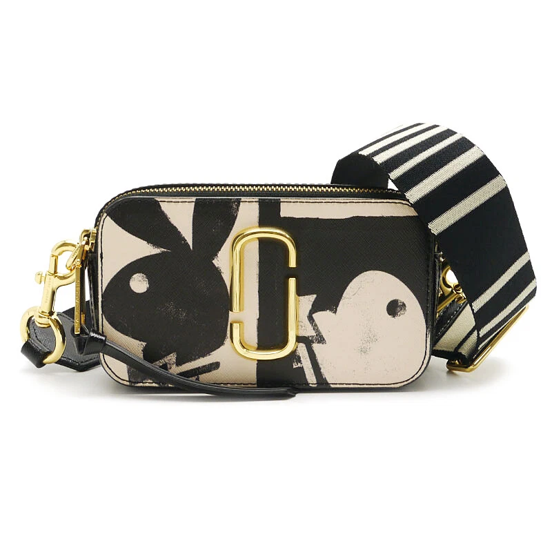 Marc Jacobs Snapshot Zebra-print Camera Bag, Black/silver