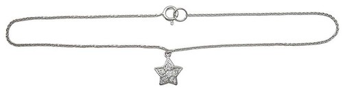 CAVIGLIERA CHARM STELLA ZIRCONI BRILLANTI_ARGENTO STERLING 925 - Foto 2 di 2