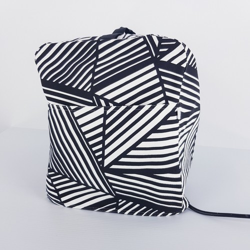 Handmade Black & White Abstract Dust Cover For Thermomix TM5 TM6 Air Fryer etc - Picture 10 of 21