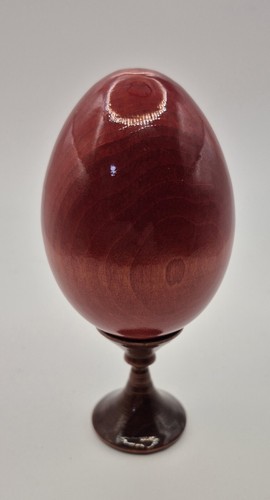 St. Panteleimon Icon Egg and Pedastal 4" Tall - Picture 3 of 3