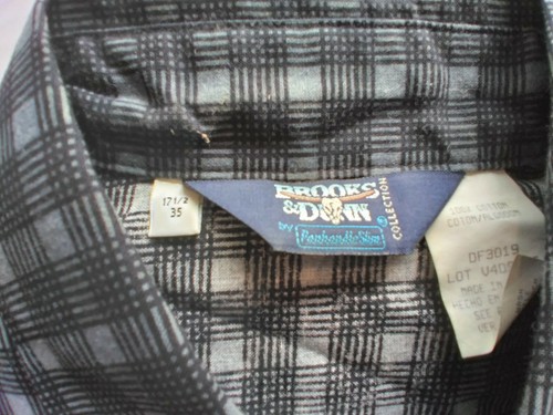 Vintage Brooks N Dunn Western Shirt Men's 17.5-35 Button Up Long Sleeve Aztec XL - Picture 5 of 7