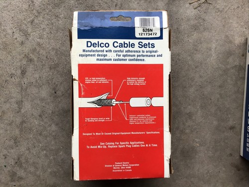 (2) 626N 12173472 DELCO IGNITION WIRES FOR FORD 6 CYL - Picture 3 of 6