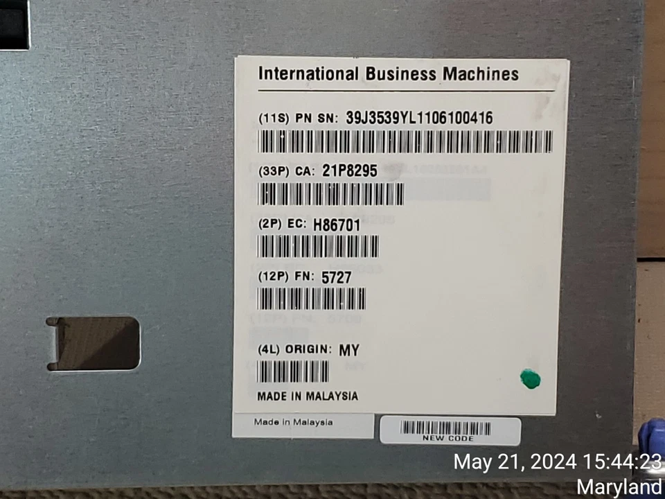 Tarjeta Adaptador RAID SCSI Ultra320 Doble Canal PCIX Habilitación Original IBM 42R8607 Foto 4 de 4