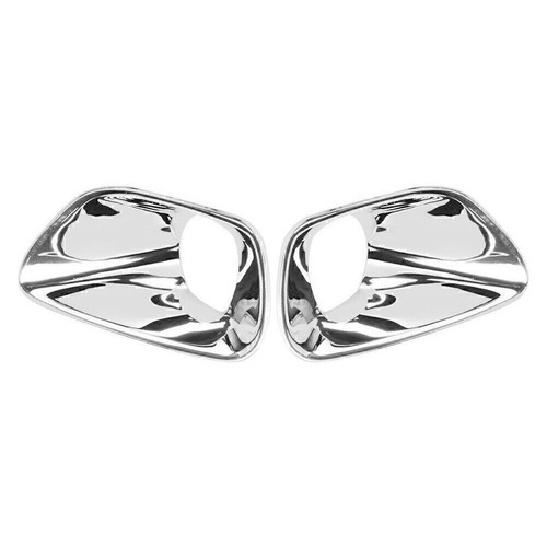 Front Fog Lamp Light Cover Chrome Trim For Jeep Grand Cherokee 2011-2013 2012 - Picture 3 of 6