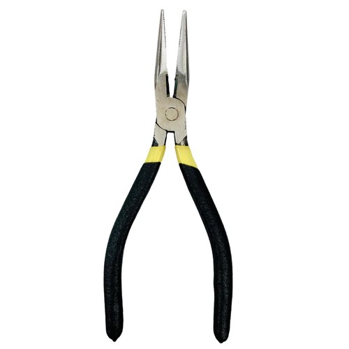 8" Long Nose Pliers with Grips, Drop Forged Steel TP1002R - New - Bild 2 von 3
