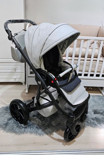 Passeggino MOMMO AAA 3 in 1 eco pelle - sedile Cosmo I Size - Foto 67 di 146