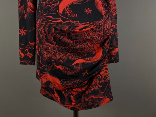 Just Cavalli Womens Dress Long Sleeve Abstract Size 40 - Picture 3 of 15