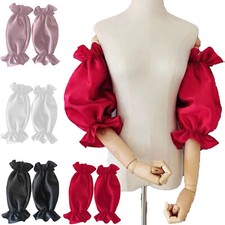 Women's Detachable Sleeves Ruffle Puff Sleeves Party Arm Cover Formal Wedding