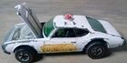 Vintage 1973 Hot Wheels Redline Olds 442 Police Cruiser Opening Hood Red Dome