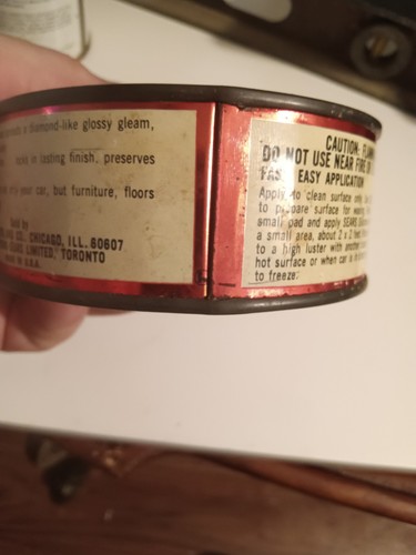 Vintage 1960/70s Sears Silicone Auto Wax Pan - Bild 6 von 10