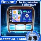 *6G+128G* For Mercedes Benz S-Class W220 Android 15.0 CarPlay Car Stereo GPS DSP