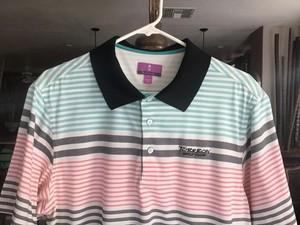 Aristo Eighteen Large Pullover Golf Polo Shirt  - Torreon GC - Superb!