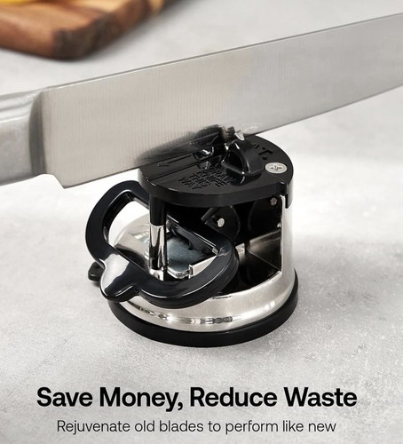 AnySharp Knife Sharpener, Hands-Free Safety, PowerGrip Suction - Picture 9 of 12