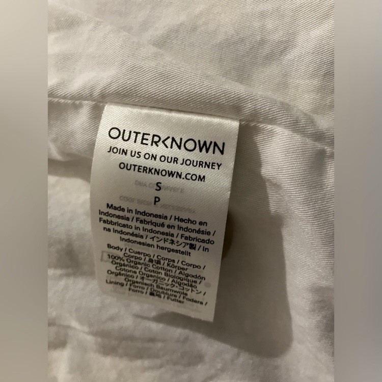 Outerknown Plaid Button Down Jacket Shacket Size … - image 6