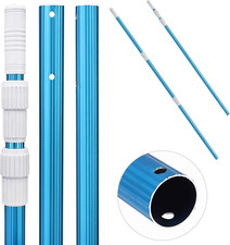 - Telescopic Pool Pole, 12 Ft, Adjustable 3Pc Expandable Cleaning Pole 