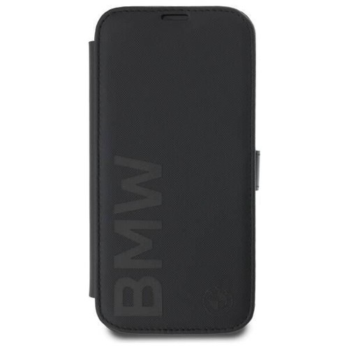BMW Signature Leder Wortmarke Bookcase für iPhone 16 6,1" schwarz - Bild 3 von 8