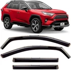 Sun Rain Visors Wind Rain Guards for 2019-2025 Toyota RAV4 SHATTERPROOF