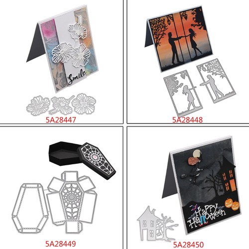 Halloween Cutting Dies Stencil DIY Scrapbooking Embossing Paper Card Home Decor - Picture 7 of 8