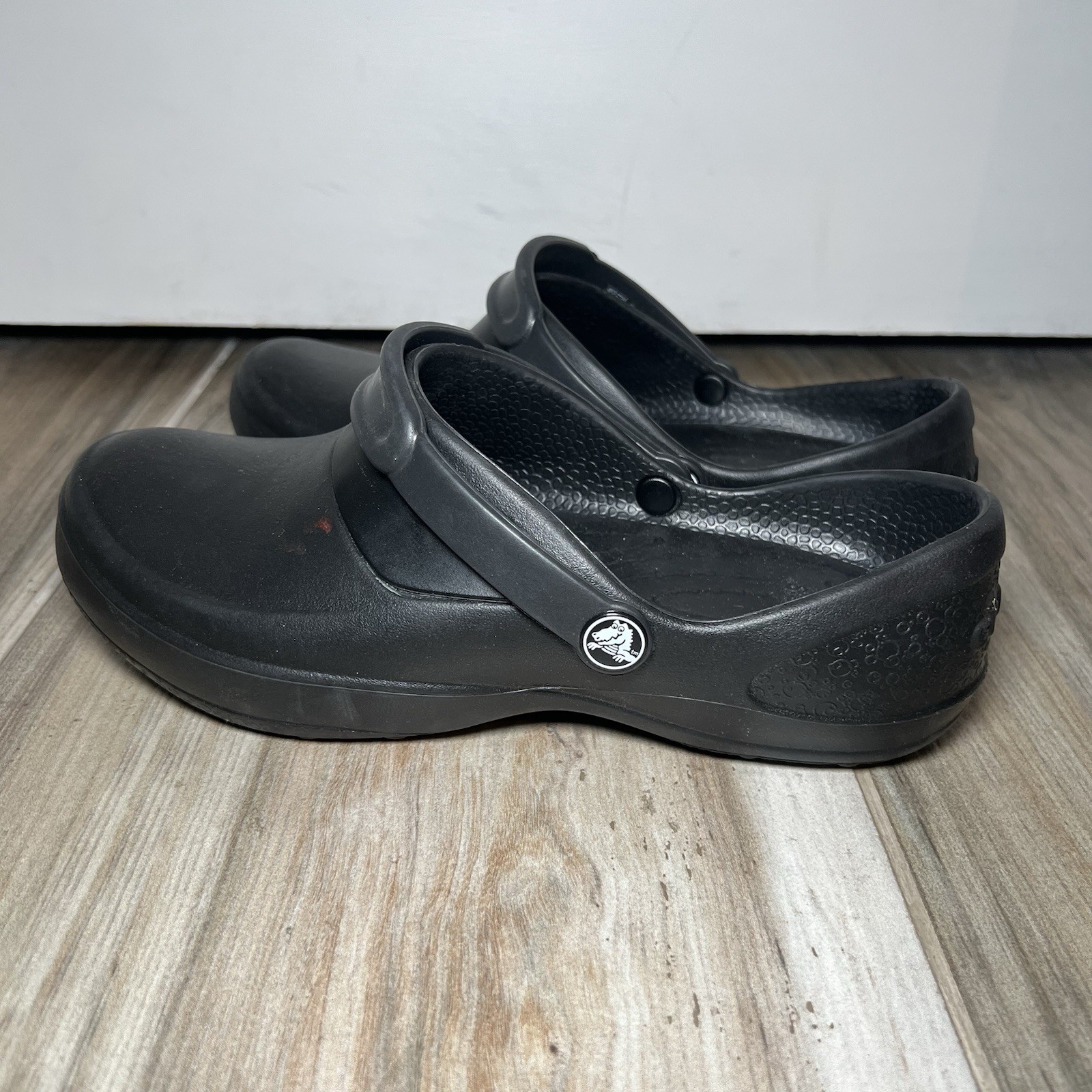 Women's Crocs Mercy Work Clogs - Size 7 Slip-Resistant Shoes