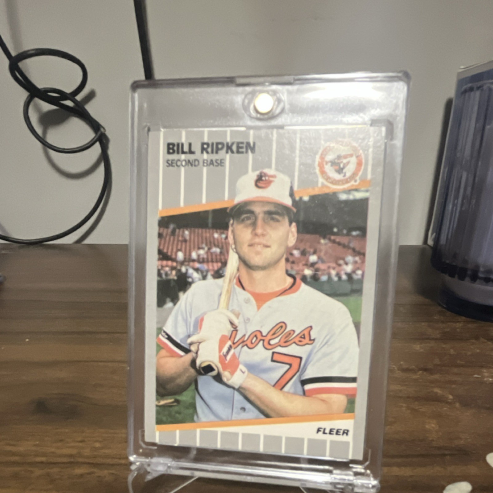 1989 Fleer Bill Ripken #616 Baltimore Orioles Baseball Trading Card