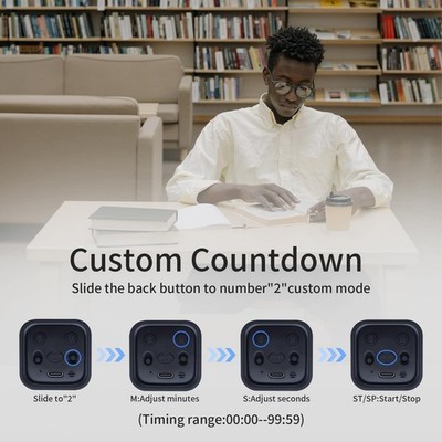 Productivity Timer Flip Gravity Sensor Cube Timer Countdown and Countup