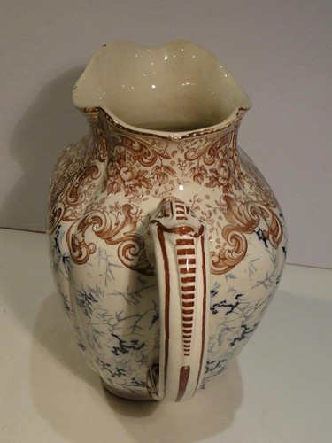 Antiker Doulton Burlsem großer viktorianischer Wandteppich Krug Krug England - Bild 5 von 6