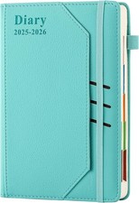 Image of Academic Diary 2025 2026 Page a Day A5,Mid Year Diary 2025/26 Day per Page,Daily