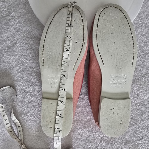 Weejuns By G.H Bass Women's Denim/ Leather Penny Loafers, Rare Pink, Size 9.5M - Picture 3 of 20