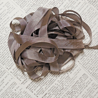 Vintage Rayon Seam Binding Ribbon 5 Yds Warm Brown Sewing Trim Crafts Gift Wrap