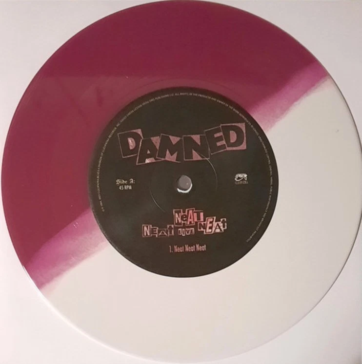 THE DAMNED 'Neat Neat Neat Live' 2024 PURPLE/WHITE Vinyl CLEOPATRA 7" - Bild 2 von 2