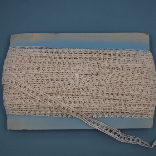 30m Vintage French Cotton Ladder Lace Trim – Bobbin Lace Insertion Border - Picture 7 of 7