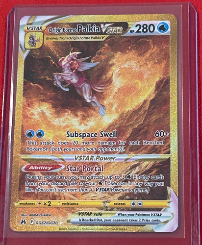 Origin Forme Palkia VSTAR (Secret) GG67/GG70 Crown Zenith: Galarian Gallery Holo - Picture 1 of 12