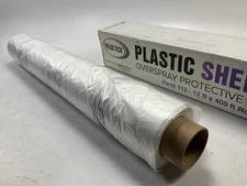 High Teck 112 Plastic Masking Sheeting, 12 Ft X 400 Ft Sheet, Body Work & Paint