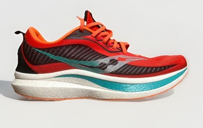 Saucony Endorphin Speed 2 Scarlet Red Black Athletic Running Shoes Men's Size 12