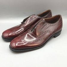Johnston & Murphy Red Wingtip Dress Shoes for Men for sale  display picture 3
