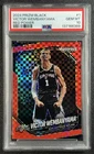 VICTOR WEMBANYAMA PSA 10 2024-25 PANINI PRIZM BLACK #1 RED POWER 51/75