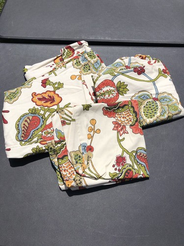 Weltmarkt Leopold Schonbezug 4 Schonbezüge Esszimmer Stuhlhusse Jakobin Blumen - Bild 1 von 12