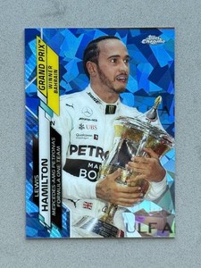 2020 Topps Chrome Sapphire Formula 1 Card #134 LEWIS HAMILTON Mercedes F1