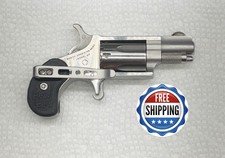 North American Arms .22 Lr Short Pew Pew Grips With Silver Pocket Clip Naa 22 North American Arms .22 Lr Short Pew Pew Grips With Silver Pocket Clip Naa 22