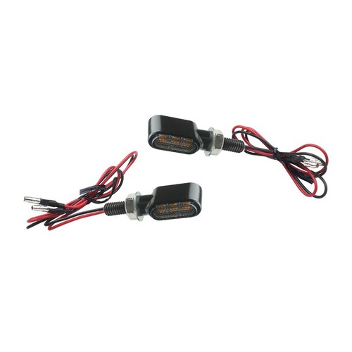 Compact Motorcycle Turn Signal Indicators with Retro Design for TRIUMPH - Picture 7 of 8
