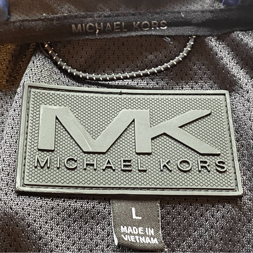 Michael Kors Black Soft Shell Hooded Jacket Size Large - Picture 4 of 16