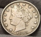 1883 5C Liberty Head "V" Nickel "No Cents" - Lh-83Nc