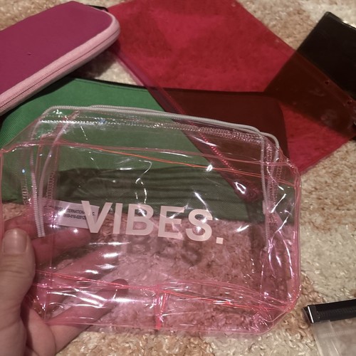 12 Stück - Federmäppchen Taschen Make-up Kosmetiktasche Zubehör Organizer + Pinsel - Bild 11 von 13